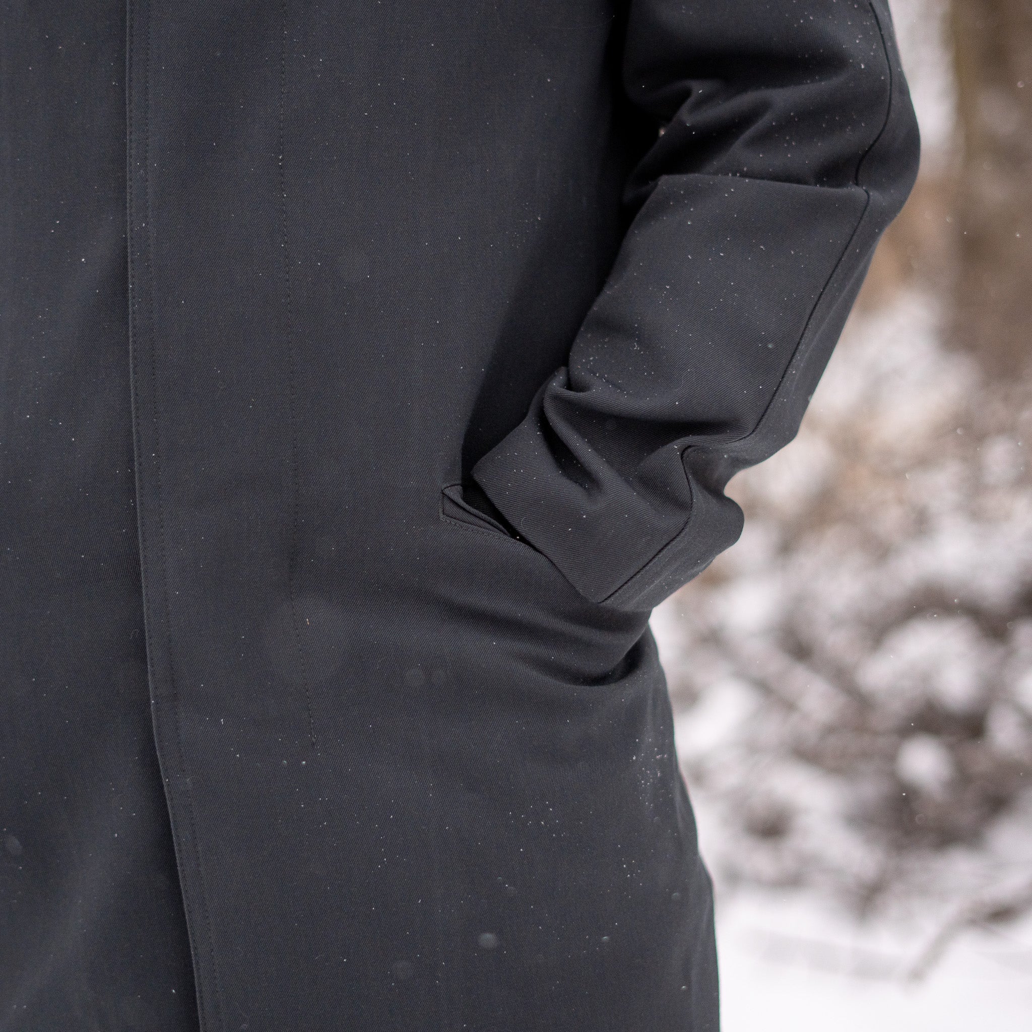 German Single-Breasted Overcoat w/Liner