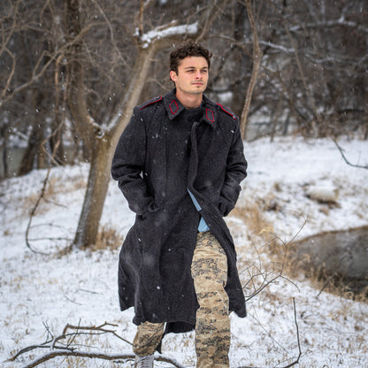 Issued Bulgarian Wool Greatcoat