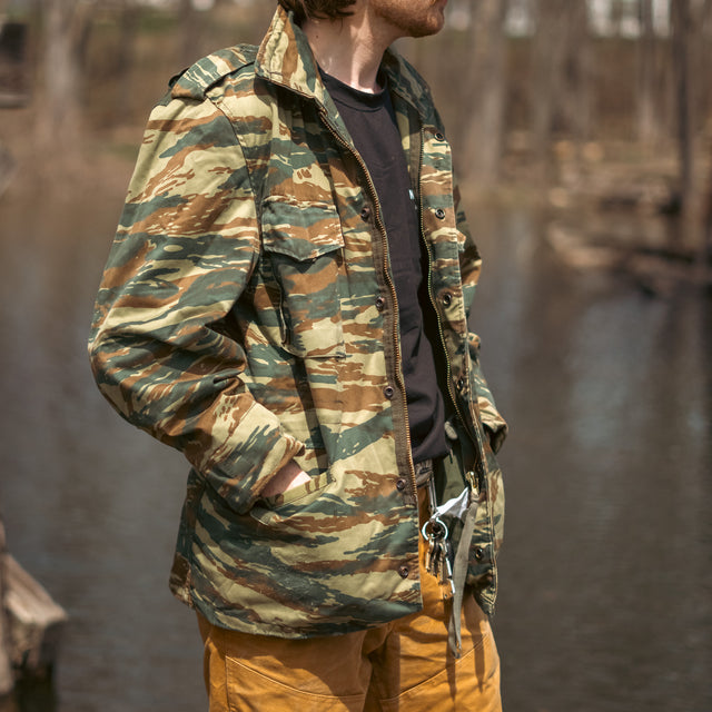 Issued Greek Lizard Camo M-65 Field Jacket – Americana Pipedream 