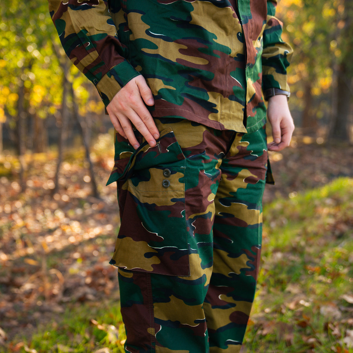Unissued Belgian Jigsaw Para Trousers