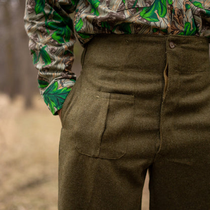 Issued Greek Wool Battledress Trousers