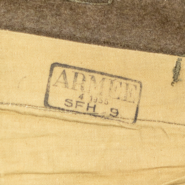 Issued French Army Drop-Front Wool Pants