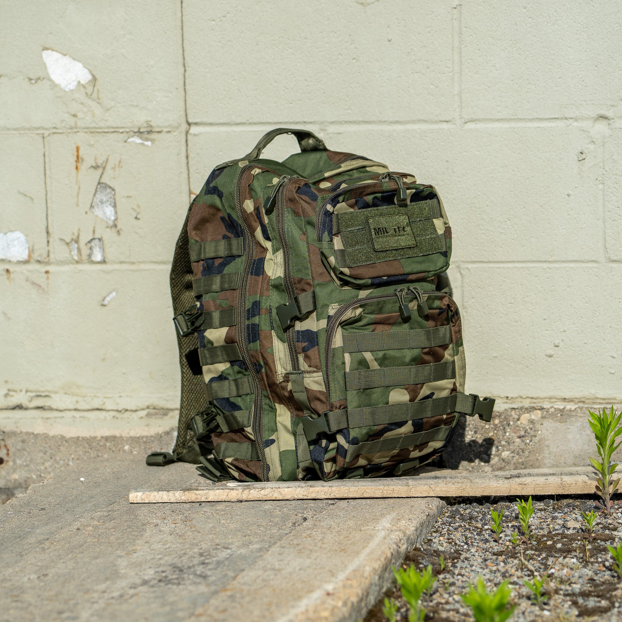 Mil-Tec Woodland Large Assault Pack – Americana Pipedream Apparel