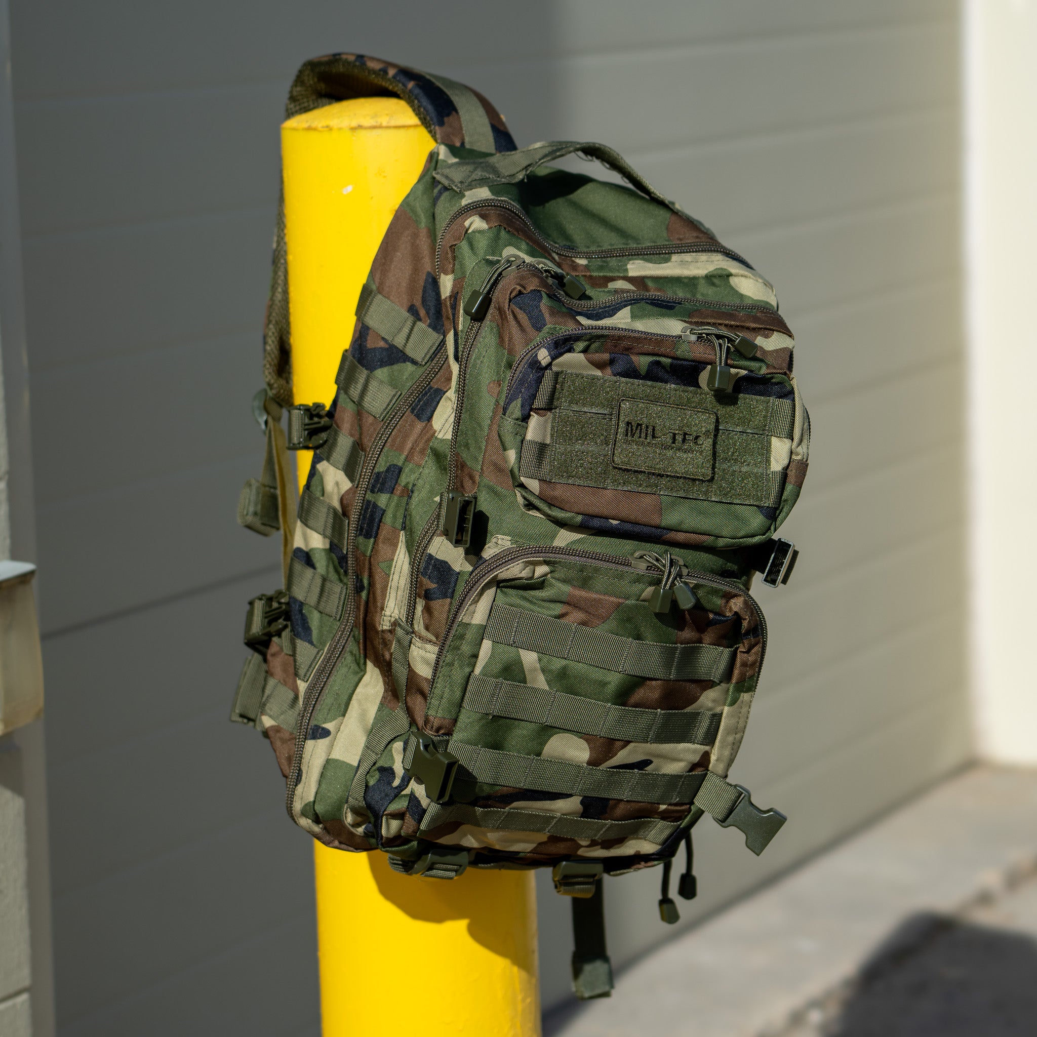 Mil-Tec Woodland Large Assault Pack – Americana Pipedream