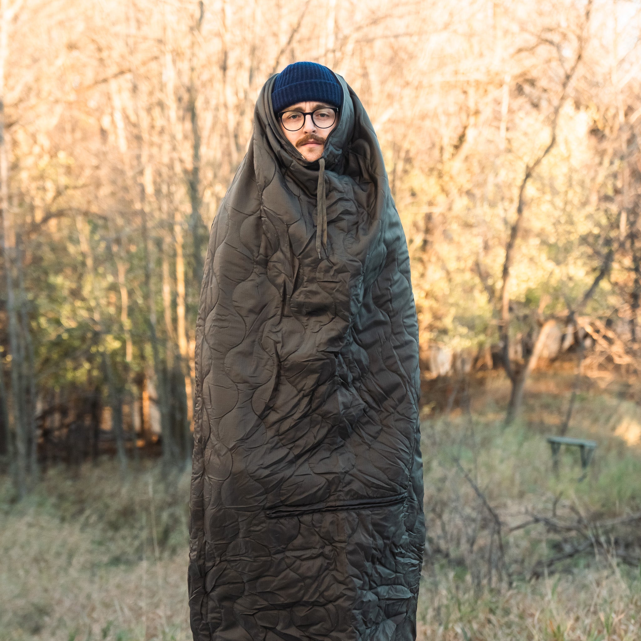 Mil-Tec OD Green Multi-Function Woobie/Poncho Liner w/Stuff Sack