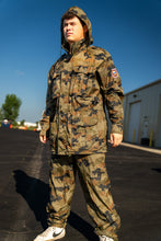 Load image into Gallery viewer, Issued Slovenian Rain Jacket &amp; Pants Wet Weather Bundle
