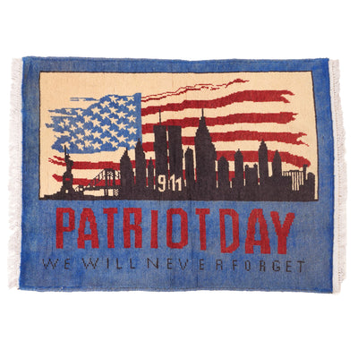Large "PATRIOTDAY" 9/11 Remembrance Rug