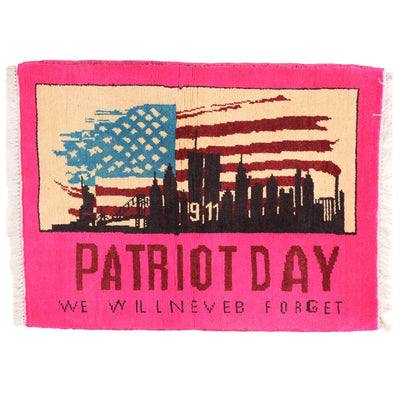 Large "PATRIOTDAY" 9/11 Remembrance Rug