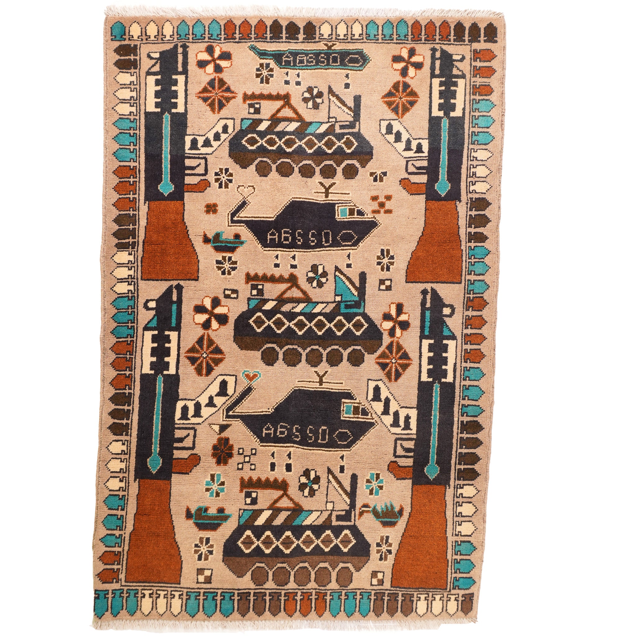 Afghan Arsenal Rug – Americana Pipedream Apparel