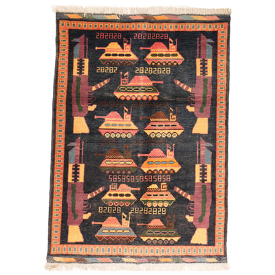 Large Afghan Arsenal Rug