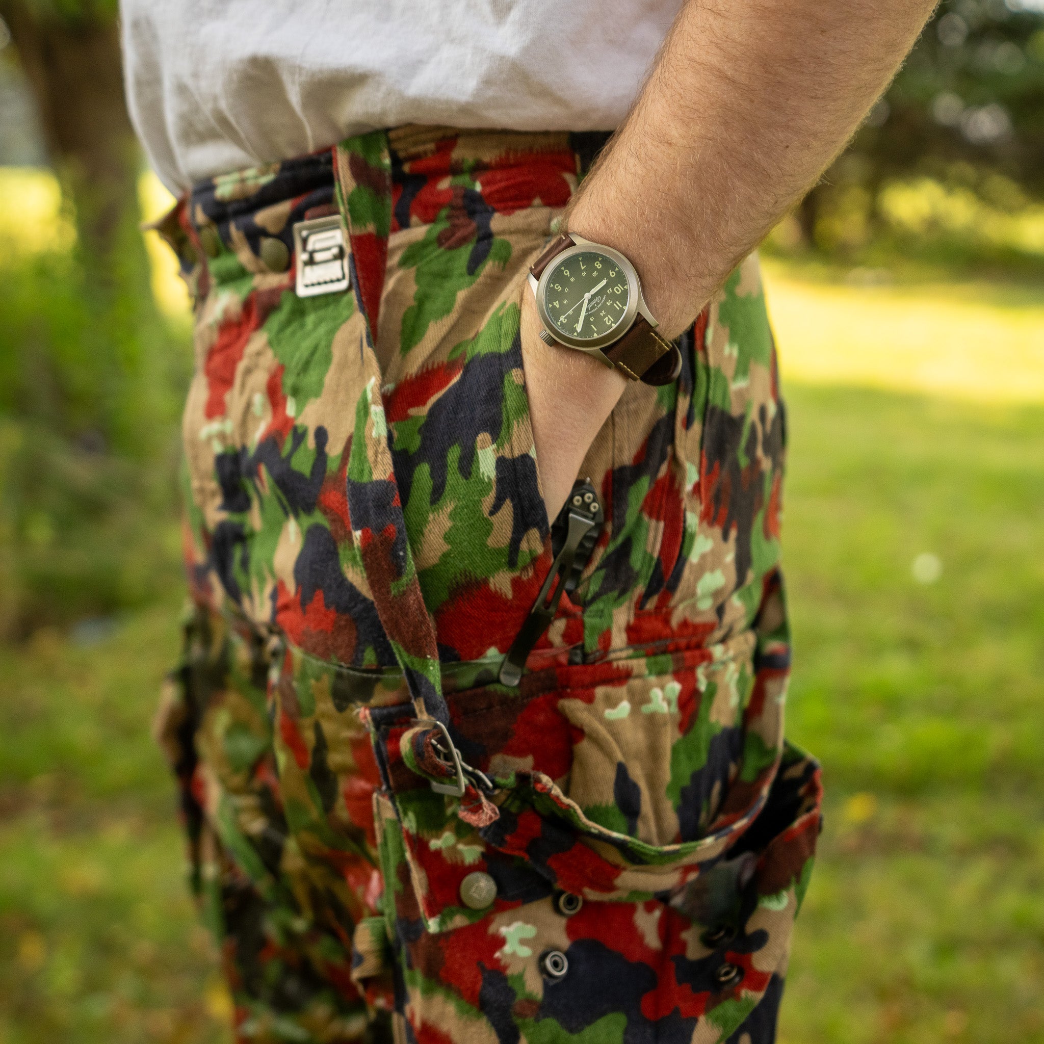 Issued TAZ 57 Alpenflage Field Pants w/Suspenders