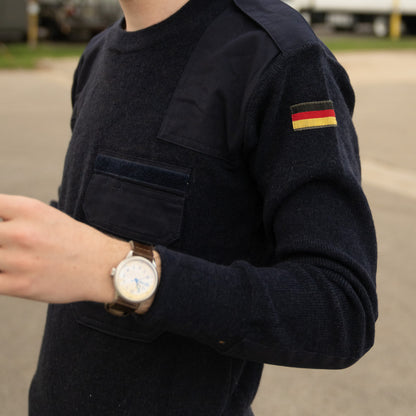 Issued German Blue Commando Sweater