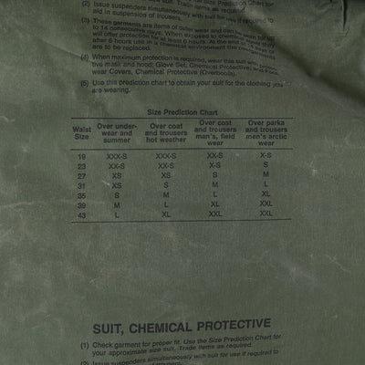 Deadstock USGI M81 Chemical Suits