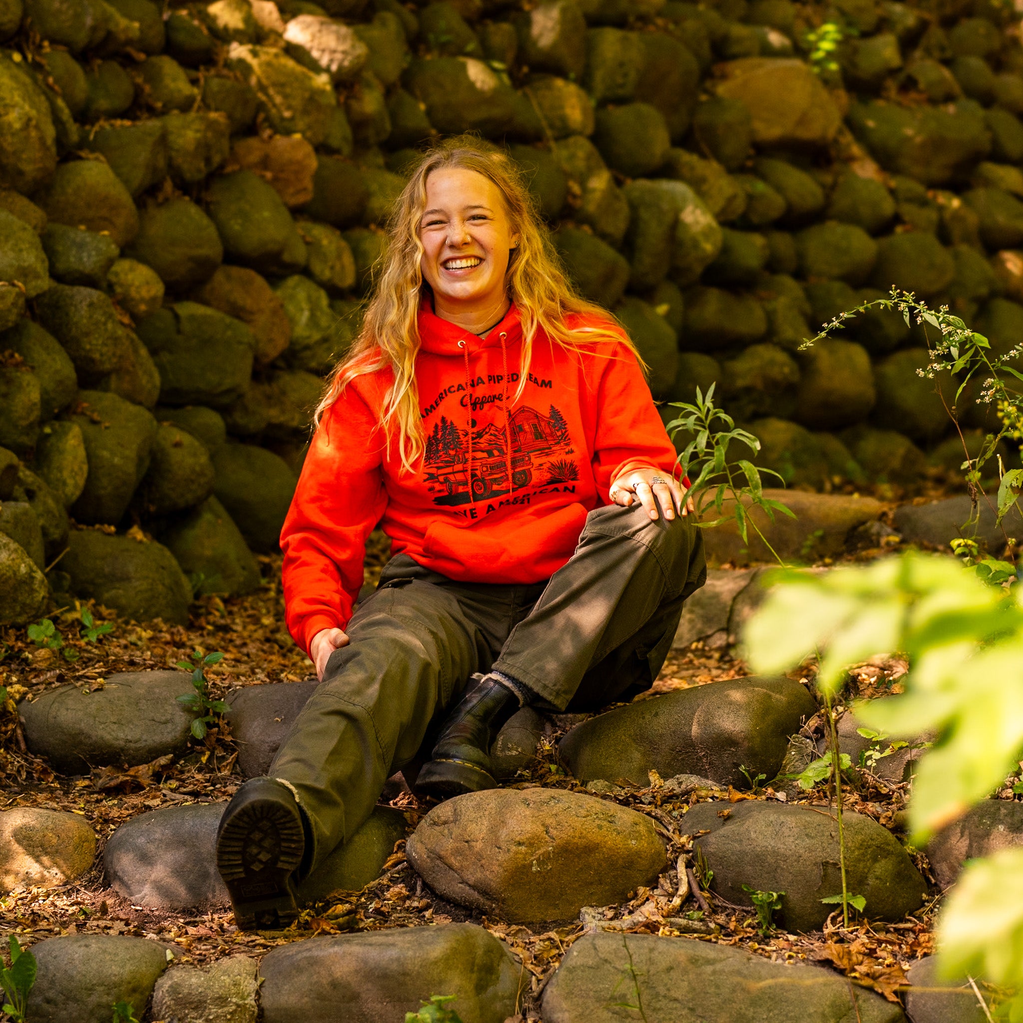 Americana Pipedream Champion Logo Hoodie-Americana Pipedream Apparel