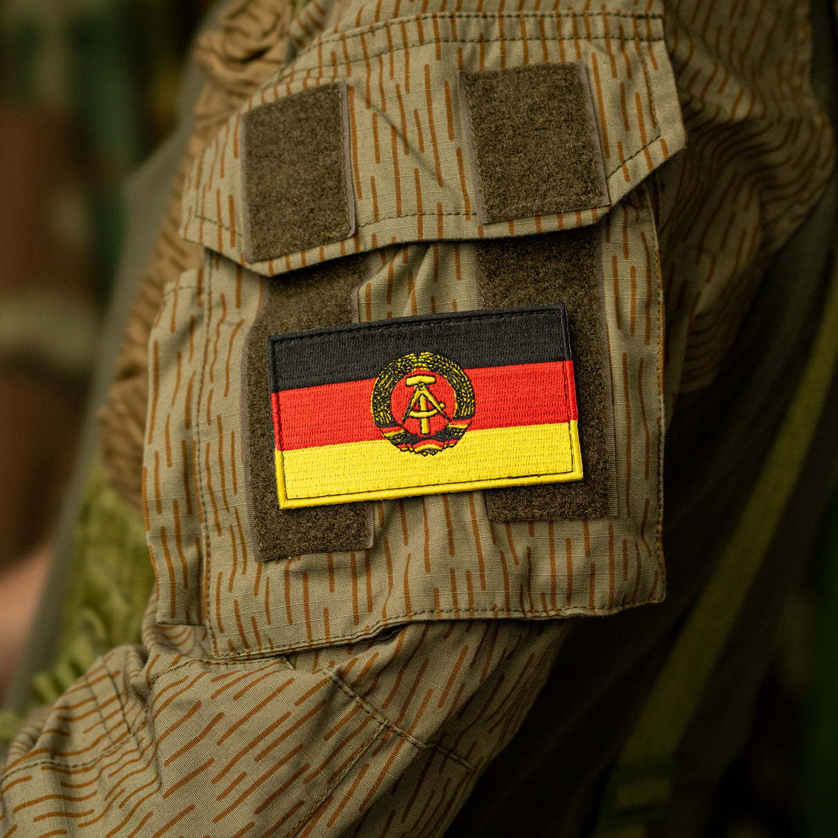 Parches Tácticos Bandera Alemana Colección Parches 3D De La Bandera De Alemania 2 Unidades Con Gancho Para Colgar J 999710