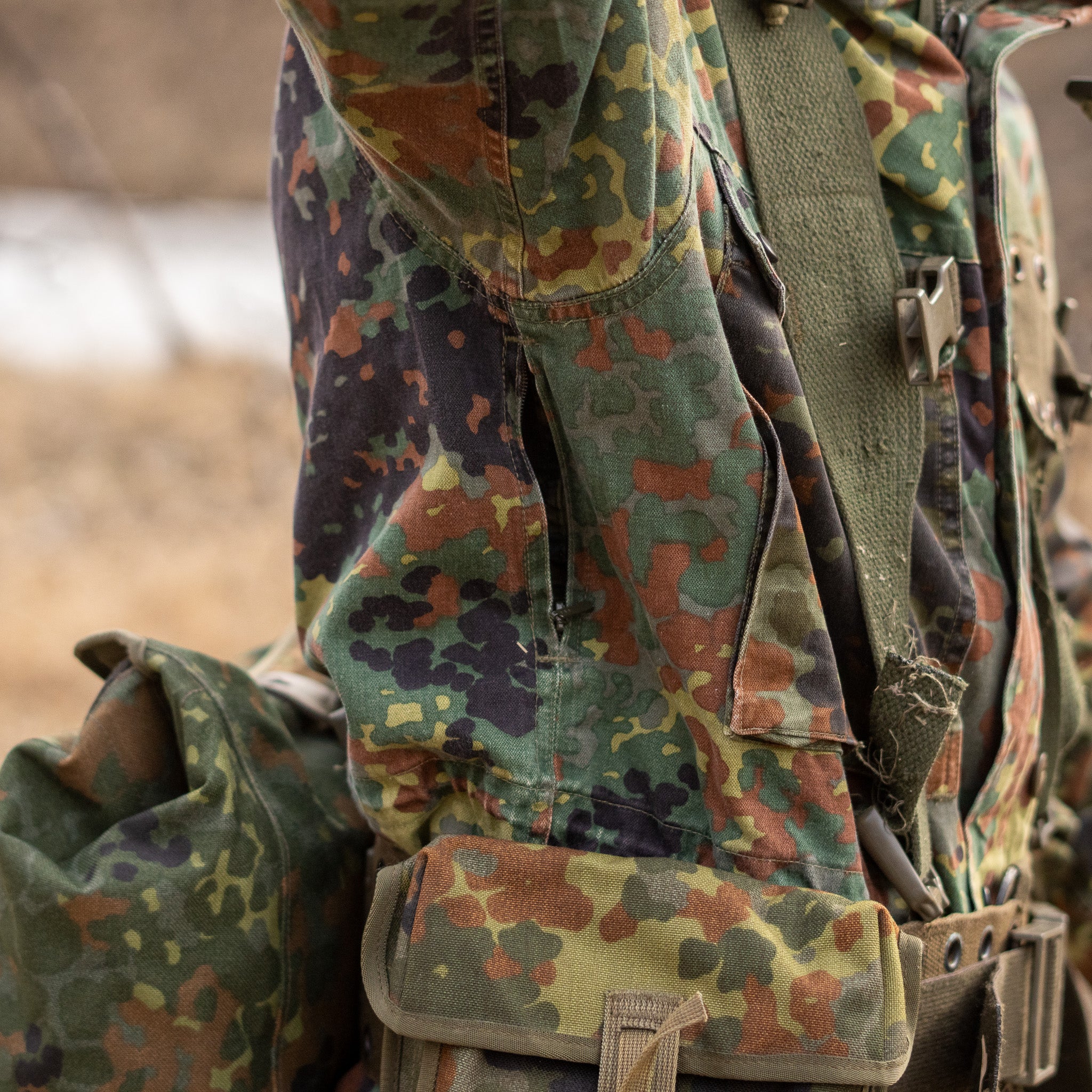 Issued Bundeswehr Flecktarn Parka