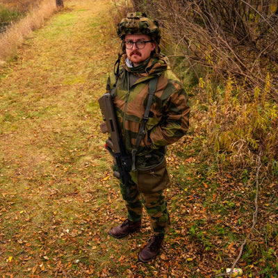 QILO x AP Retro Windbreaker in Norwegian Woodland
