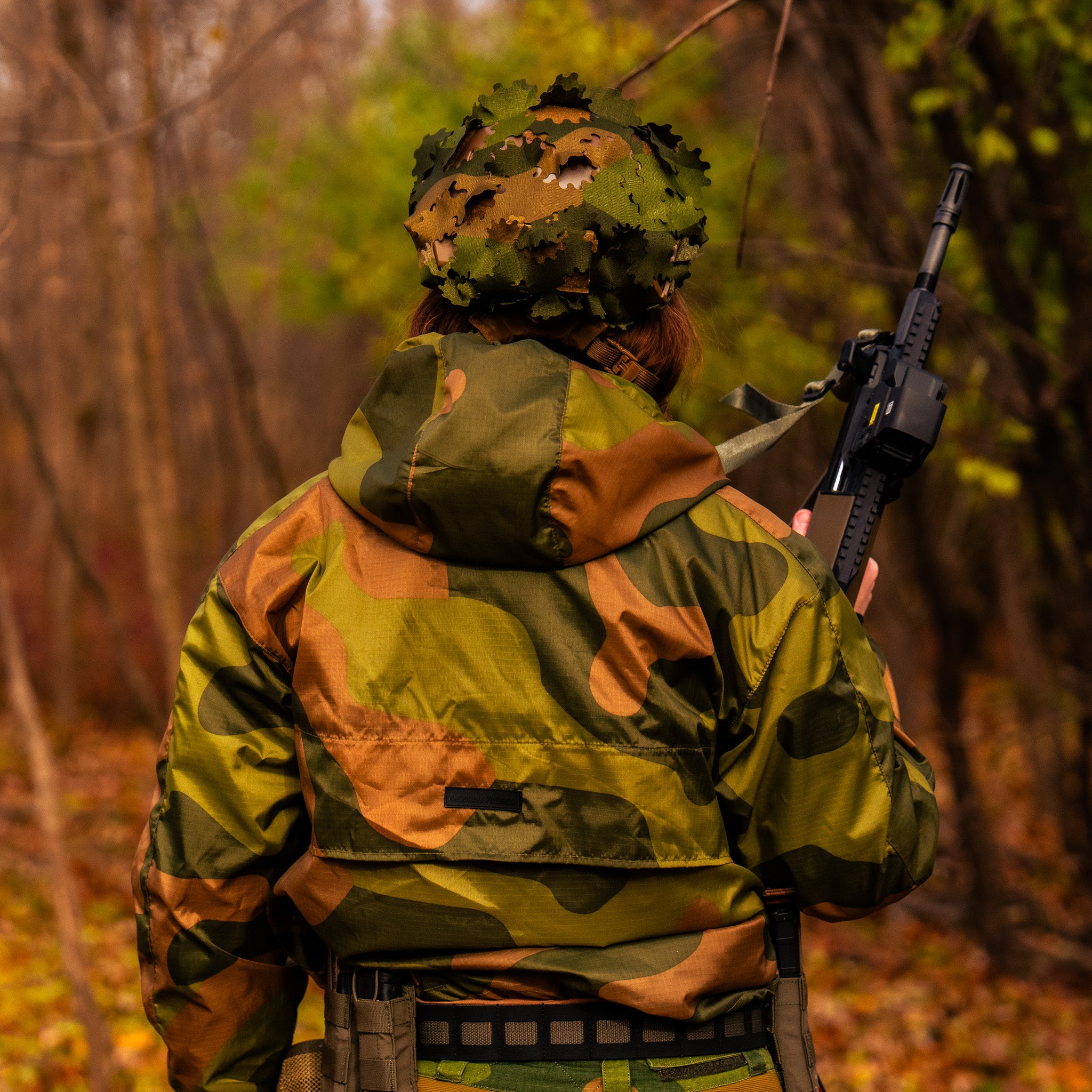 QILO x AP Retro Windbreaker in Norwegian Woodland – Americana