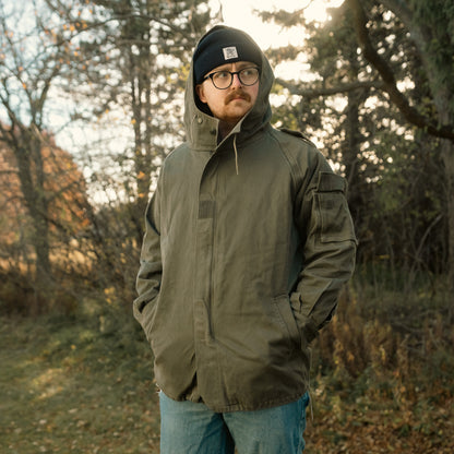 Issued French OD F2 Parka w/Liner