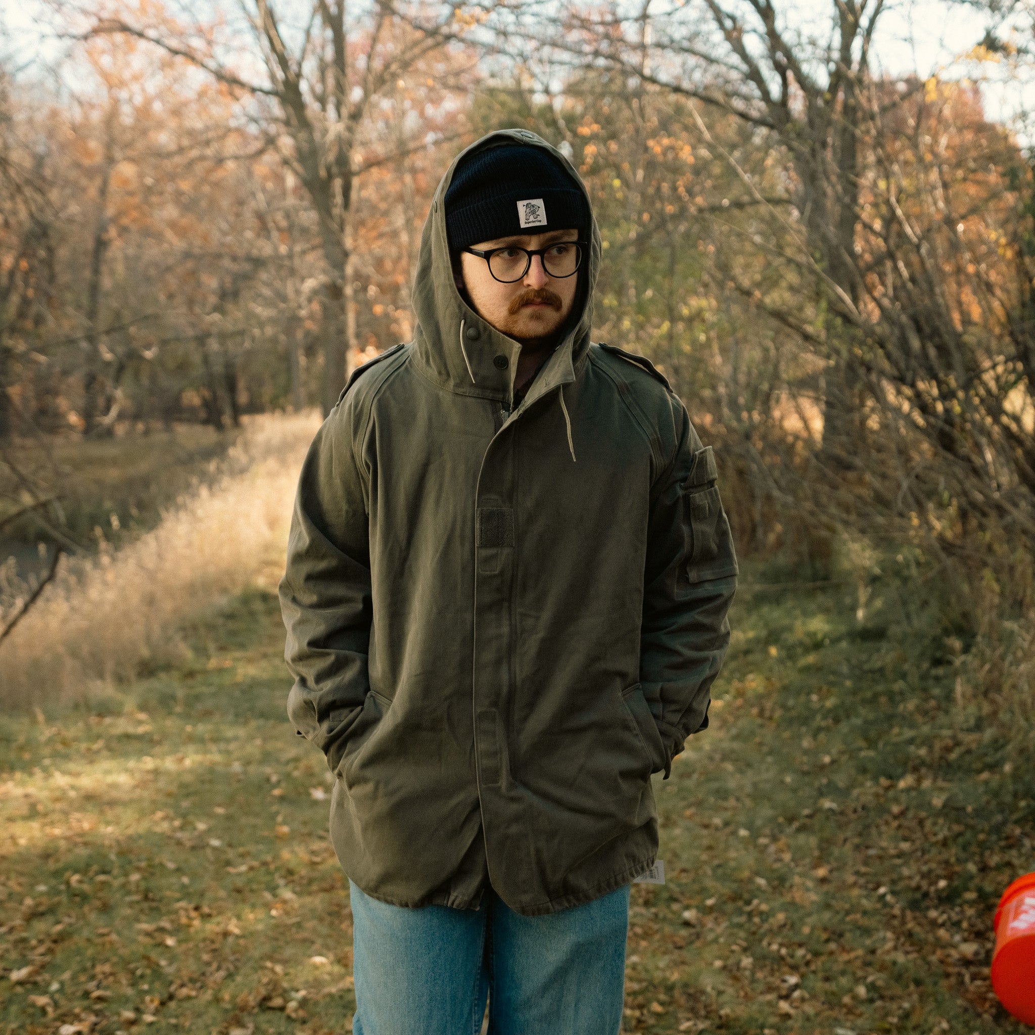 Issued French OD F2 Parka w/Liner