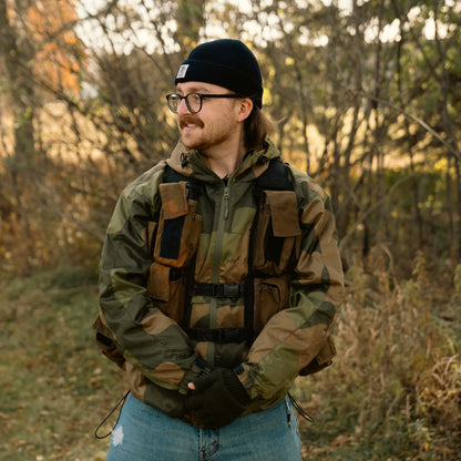 Grade 2 South African Nutria Brown Pattern 83 Battle Jacket