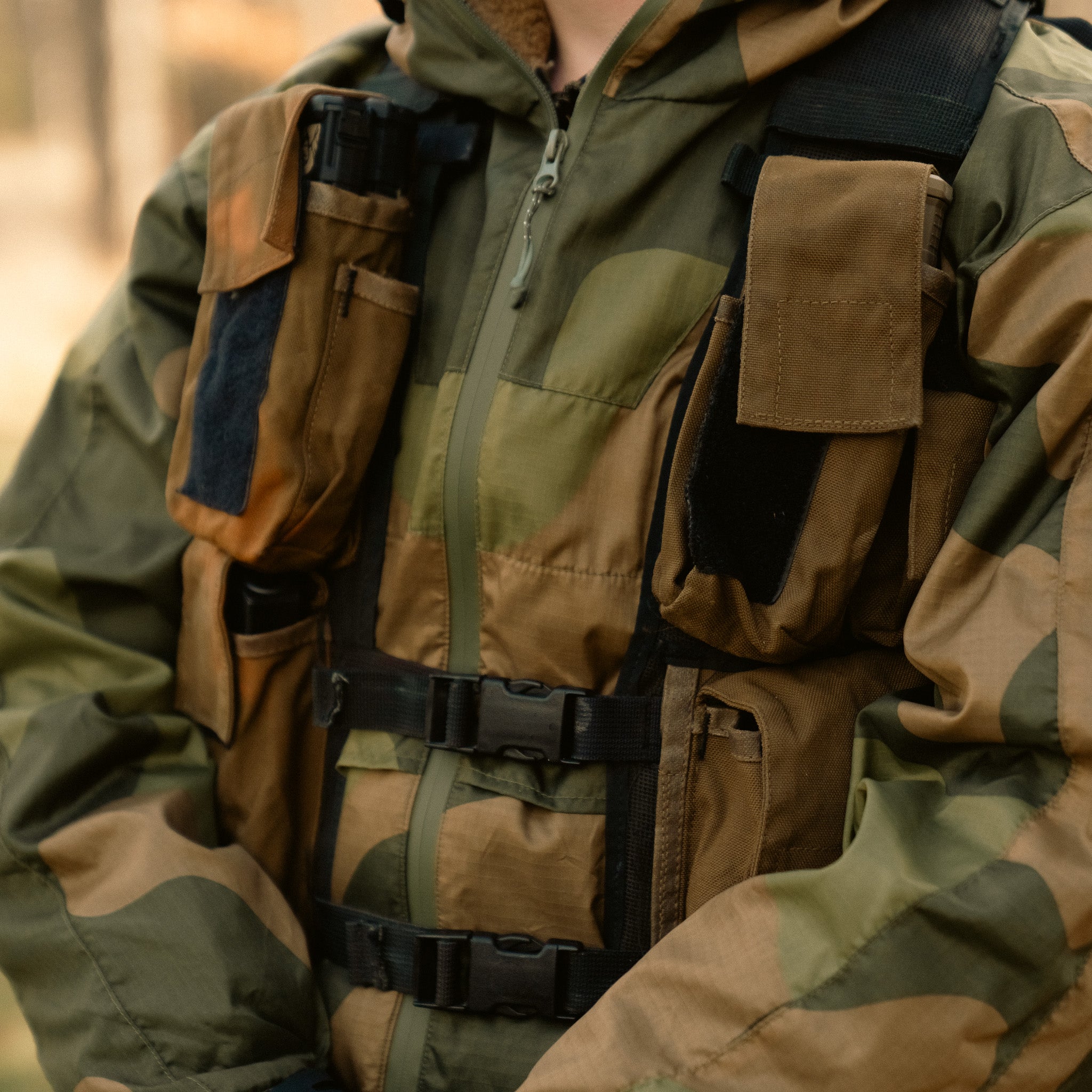 Grade 2 South African Nutria Brown Pattern 83 Battle Jacket