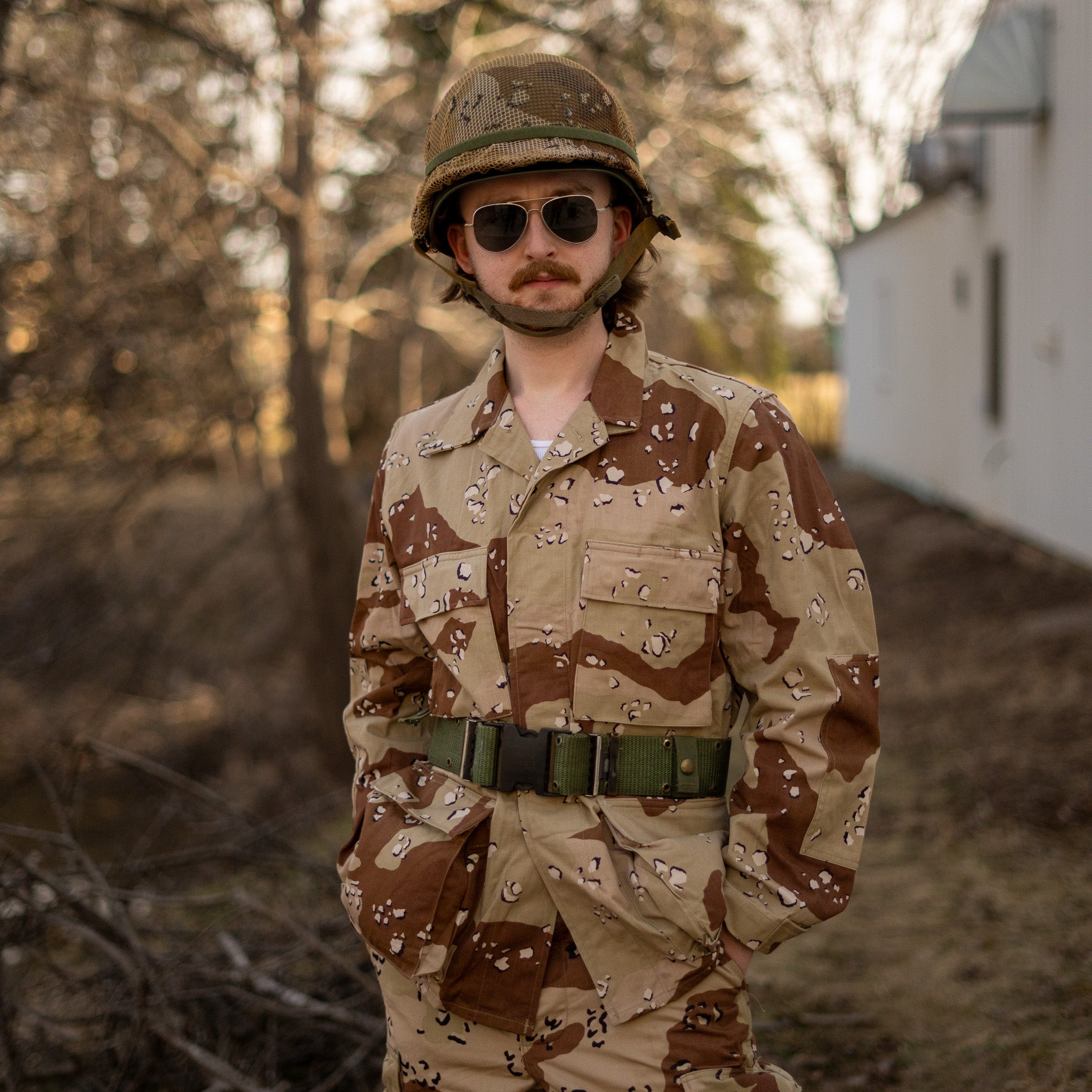 Issued USGI Choccy Chip DBDU Field Shirt