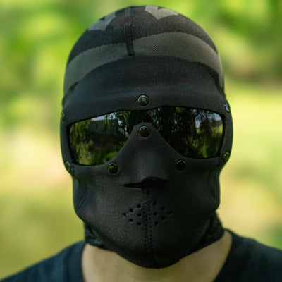 SwissEye Black Neoprene Mask w/Ballistic Smoke Lenses