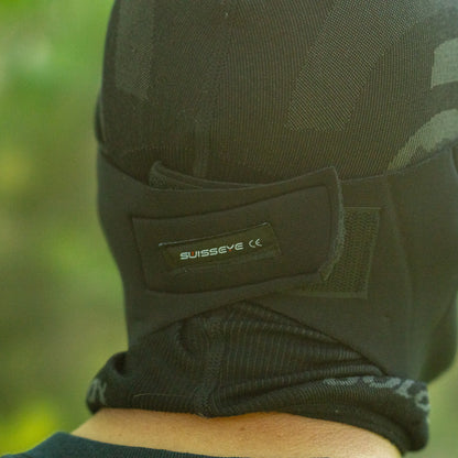 SwissEye Black Neoprene Mask w/Ballistic Smoke Lenses