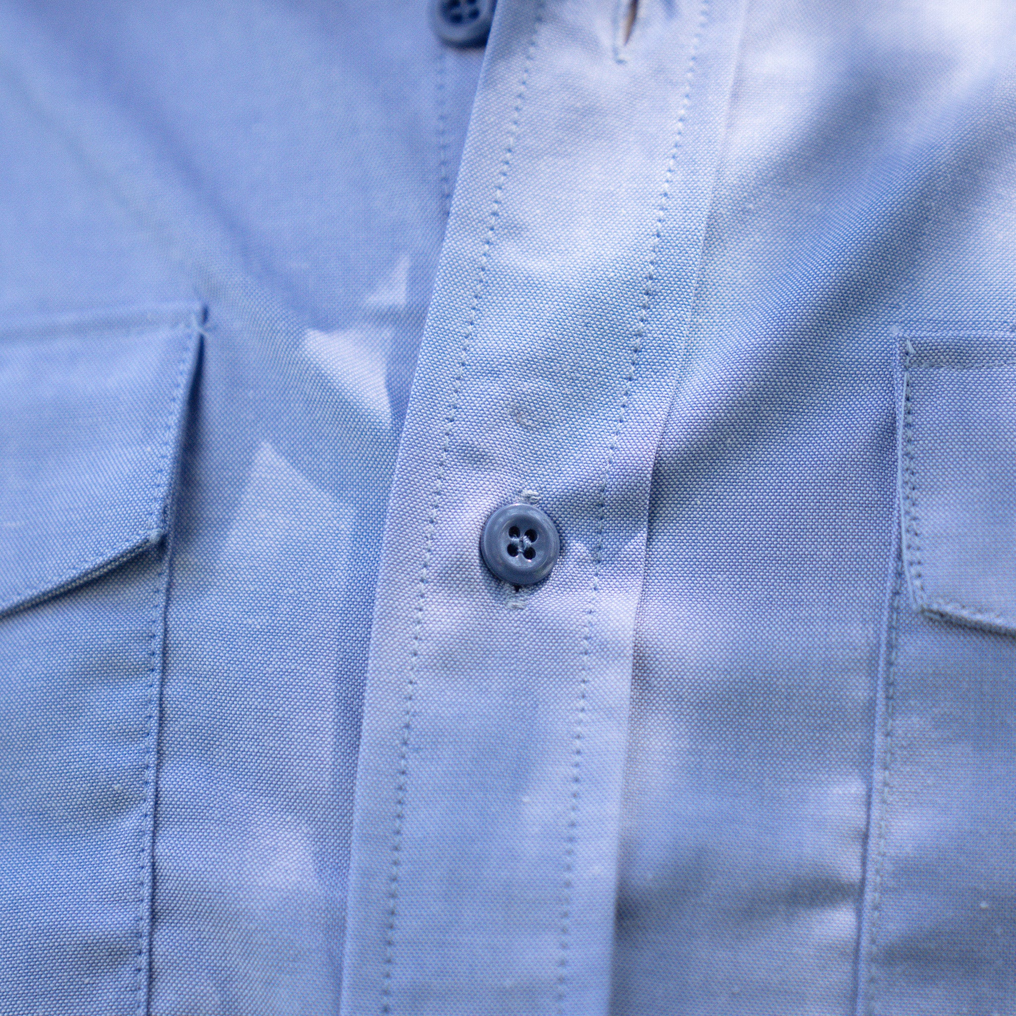 Deadstock Long Sleeve Chambray Utility Shirt