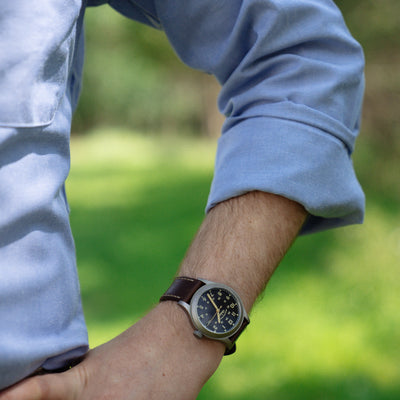 Deadstock Long Sleeve Chambray Utility Shirt