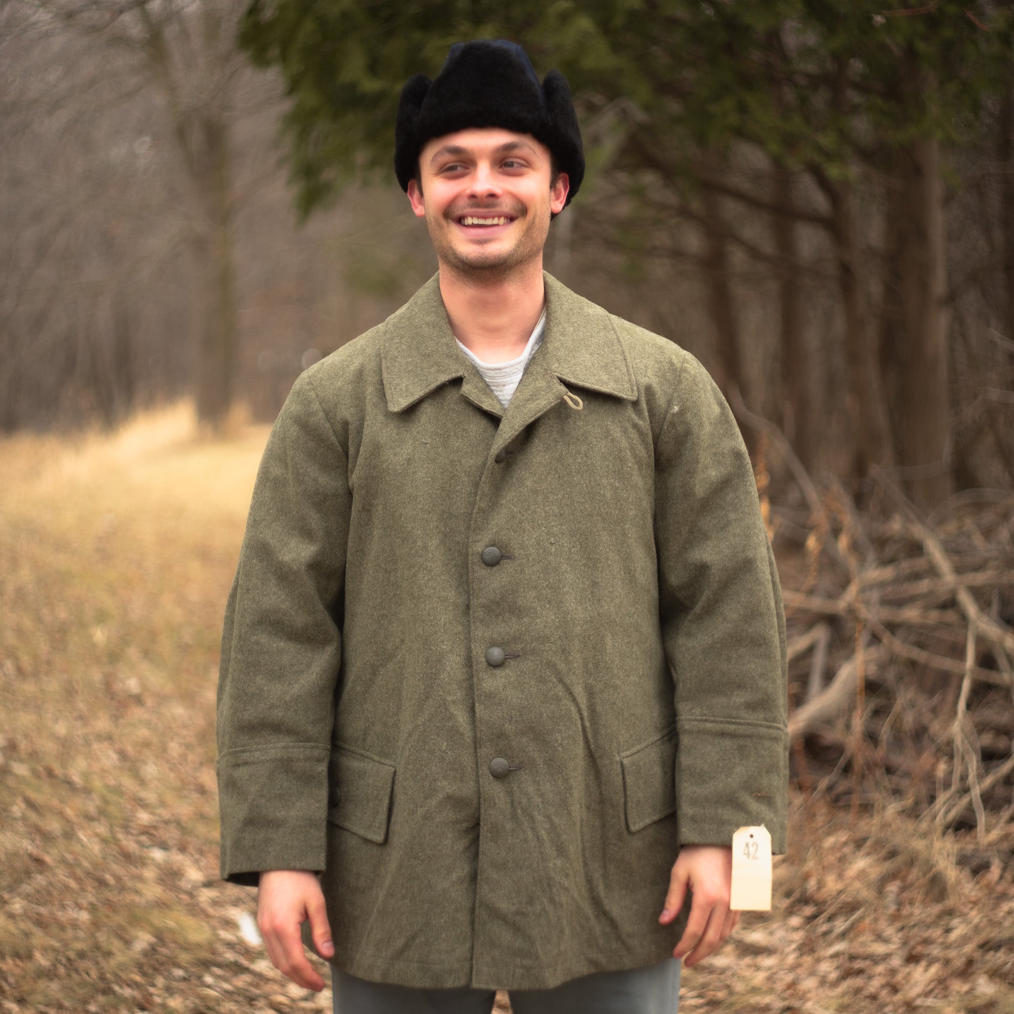 Issued Swedish m/39-58 Overcoat – Americana Pipedream Apparel