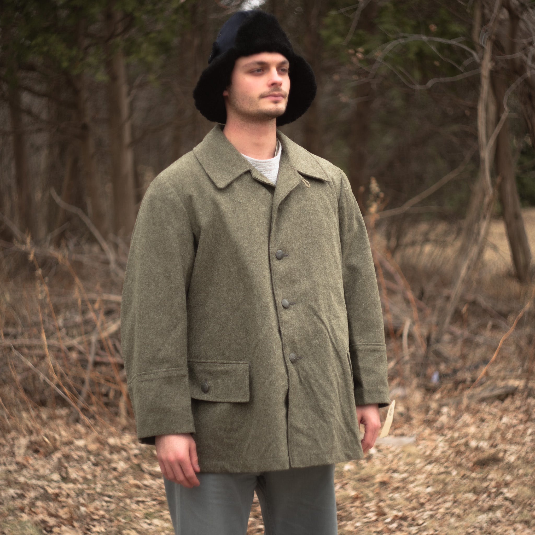 Issued Swedish m/39-58 Overcoat – Americana Pipedream Apparel