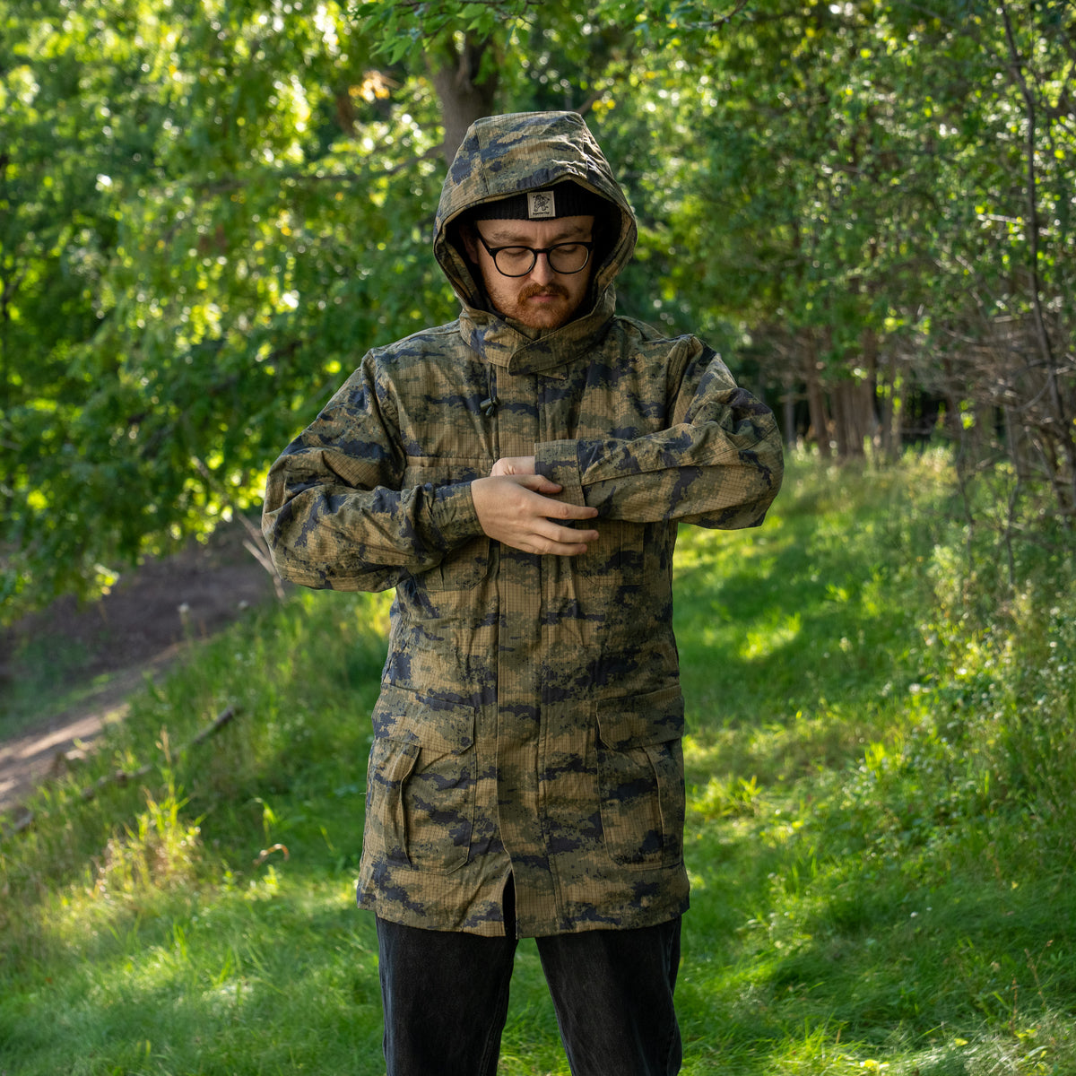 Issued Turkish Air Force Digital Parka w/Fleece Liner