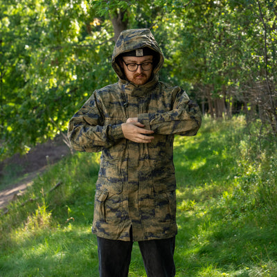 Issued Turkish Air Force Digital Parka w/Fleece Liner