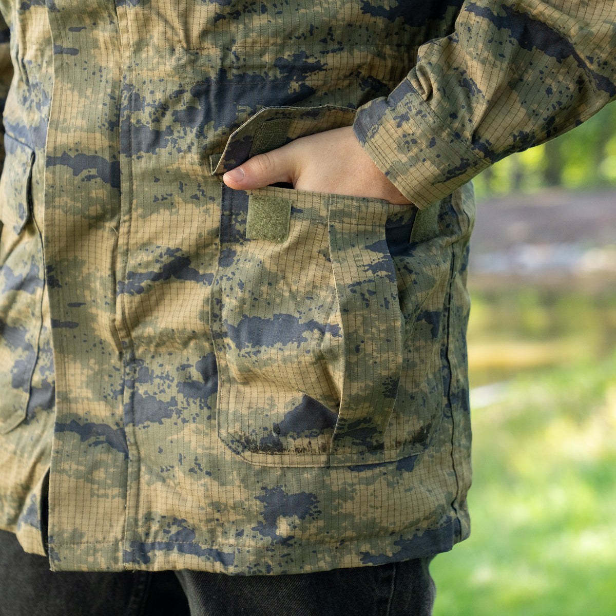 Issued Turkish Air Force Digital Parka w/Fleece Liner