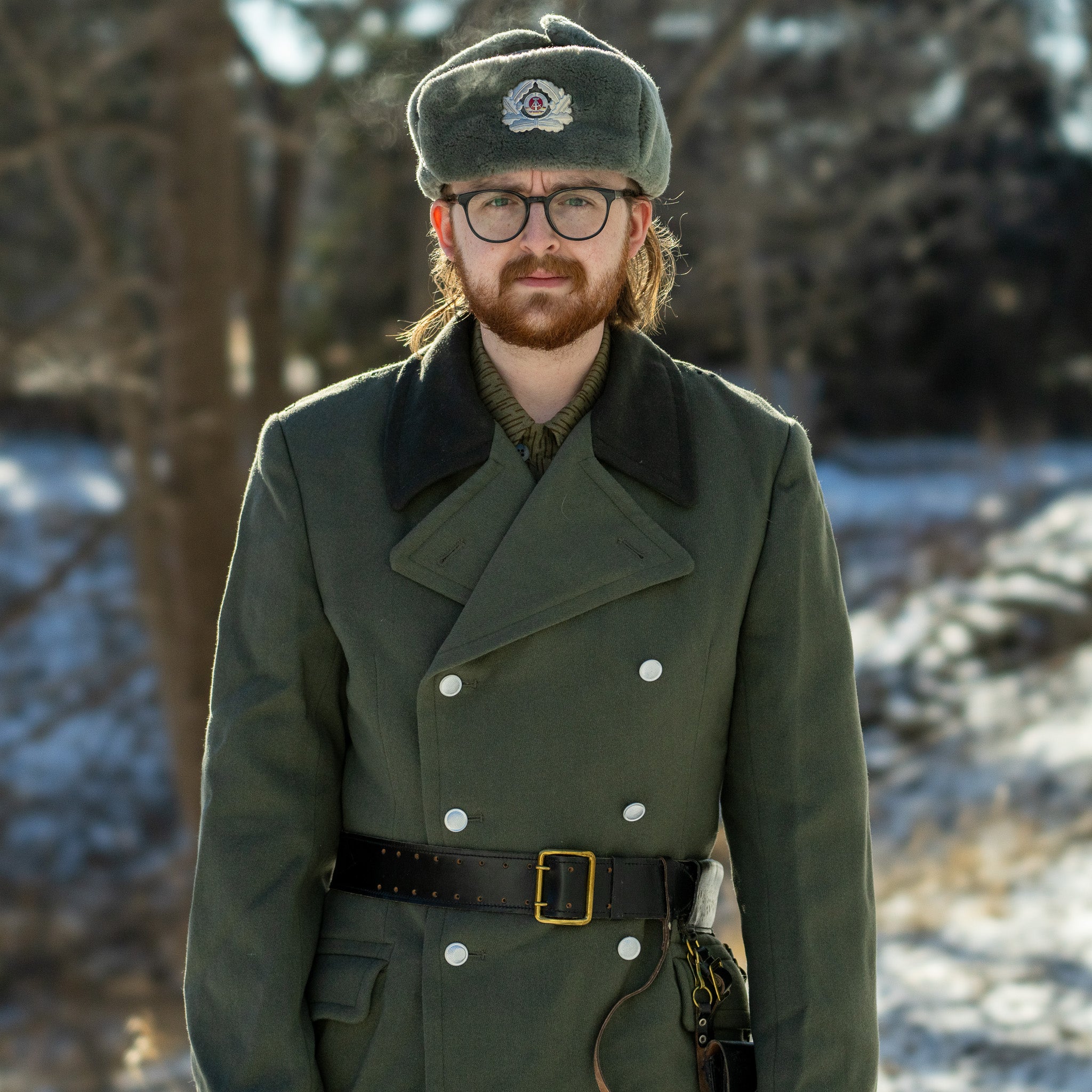 Unissued East German Officer's Ushanka