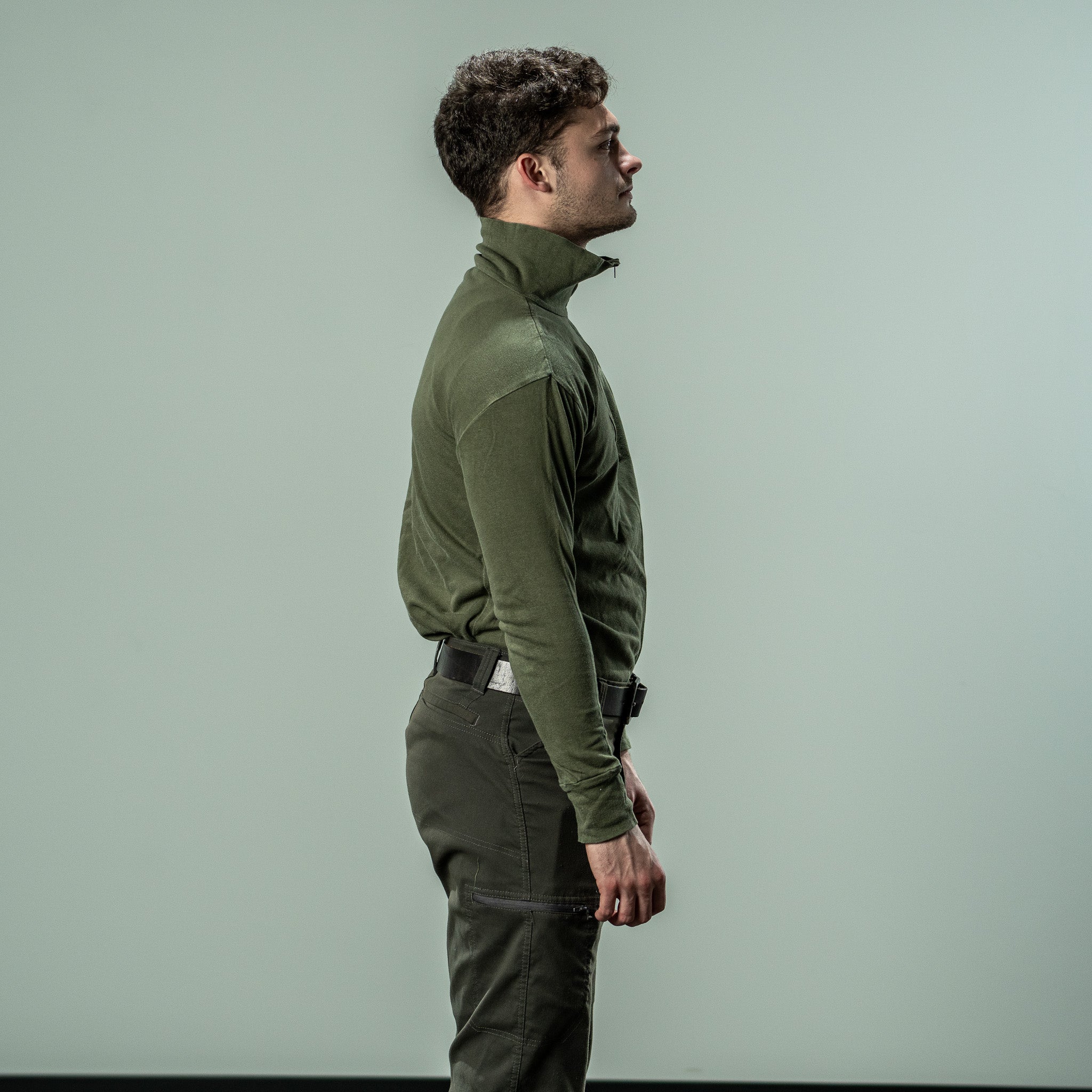 Issued German OD Tricot Shirt