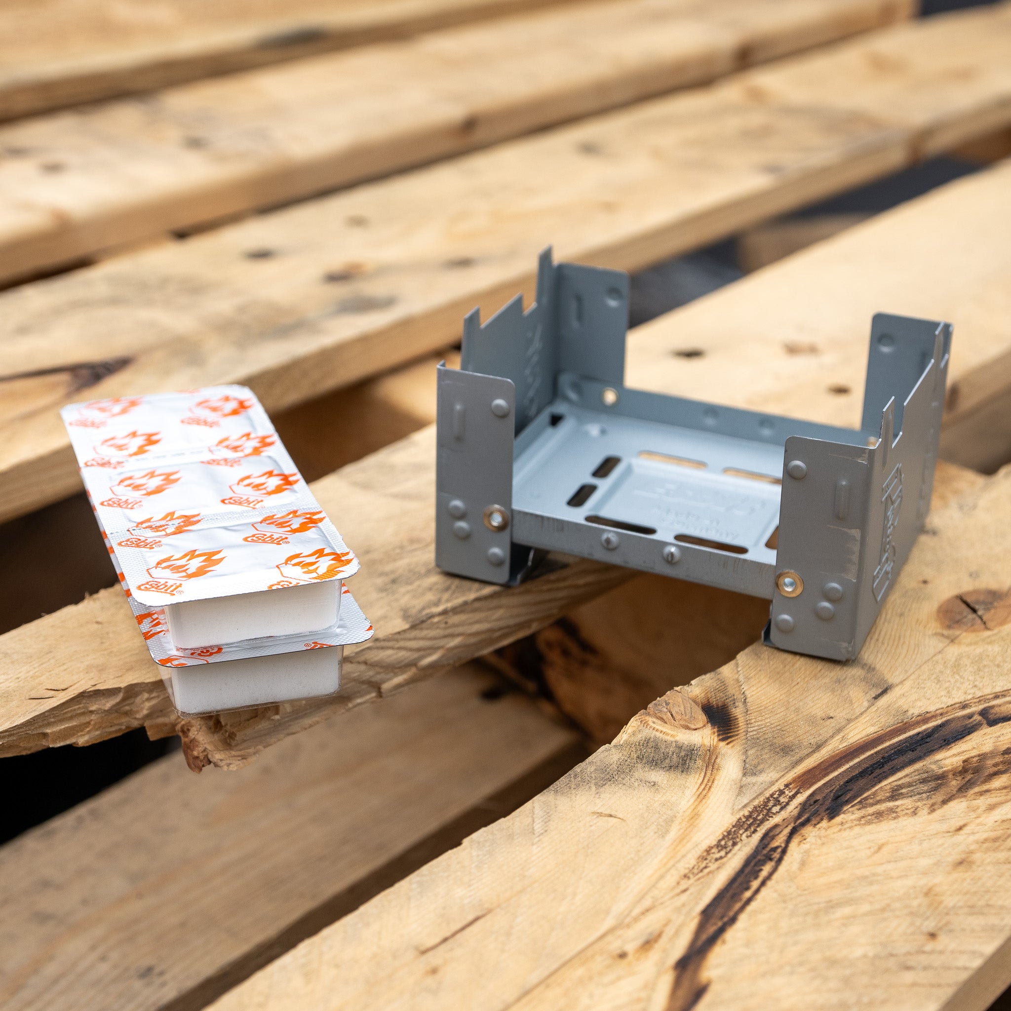 Esbit Folding Pocket Stove w/Solid Fuel Tablets