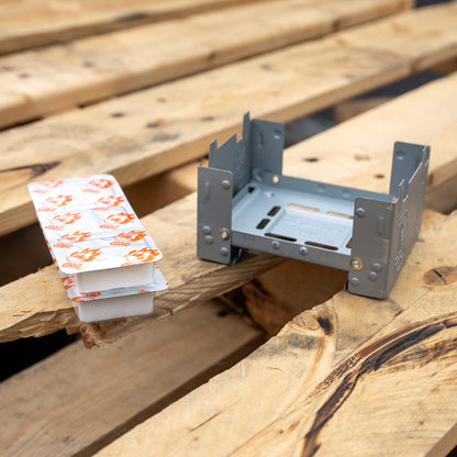 Esbit Folding Pocket Stove w/Solid Fuel Tablets