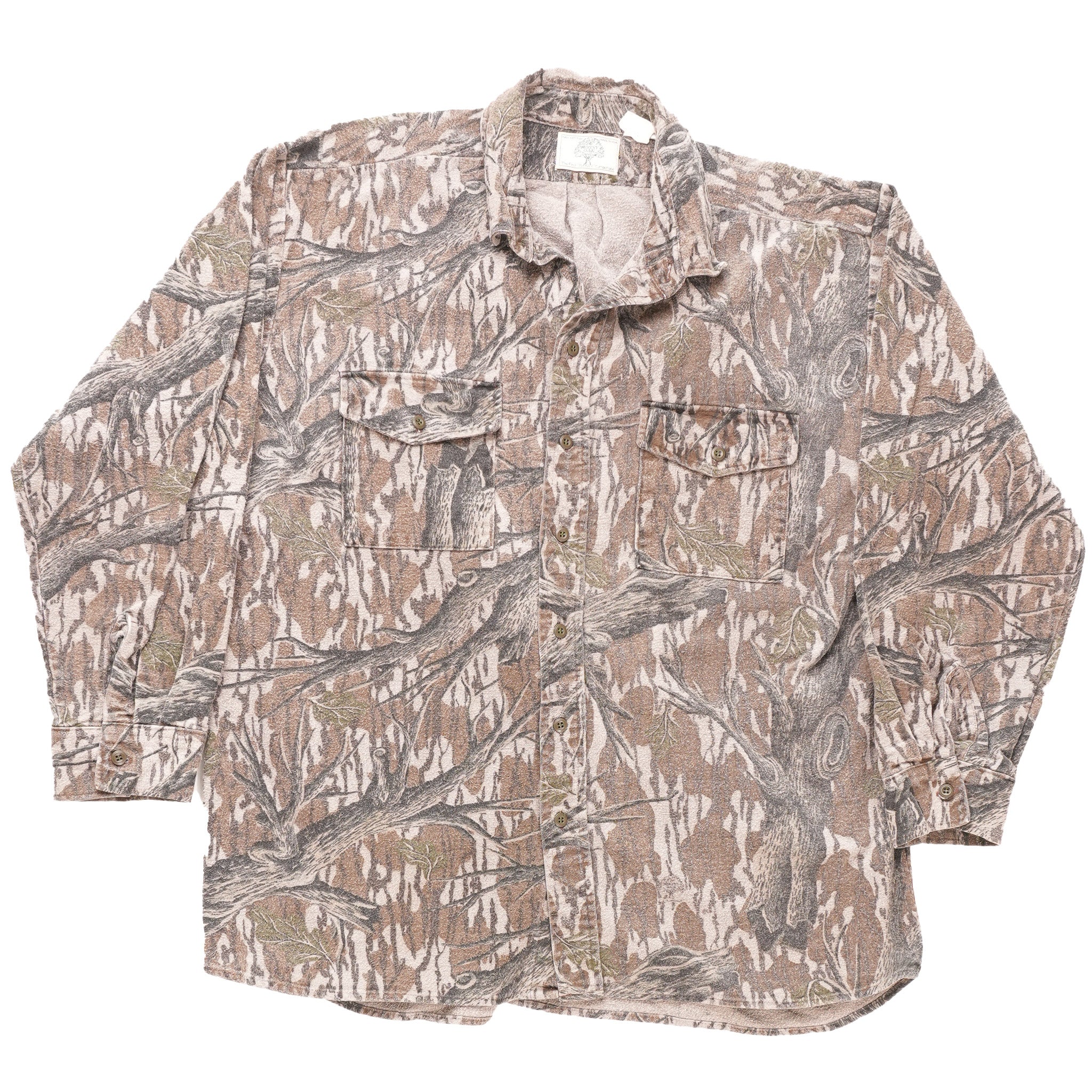 Issued Hunting Camo Chamois Shirt