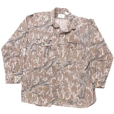 Issued Hunting Camo Chamois Shirt