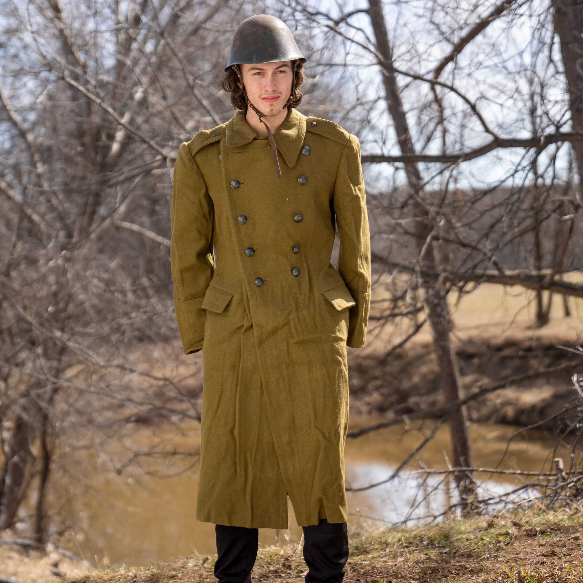 Issued Romanian M1973 Steel Helmet