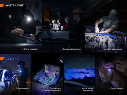 Fenix SW05R Multipurpose Clip-On Light with Red or UV Output