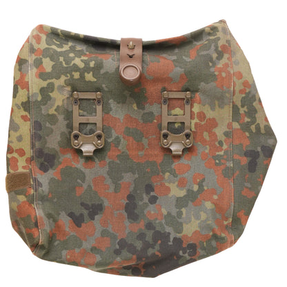 Issued German Flecktarn Gas Mask Bag w/Strap