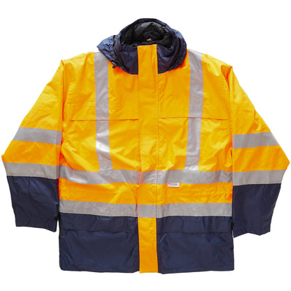 Issued German Hi-Vis Wet Weather Work Jacket