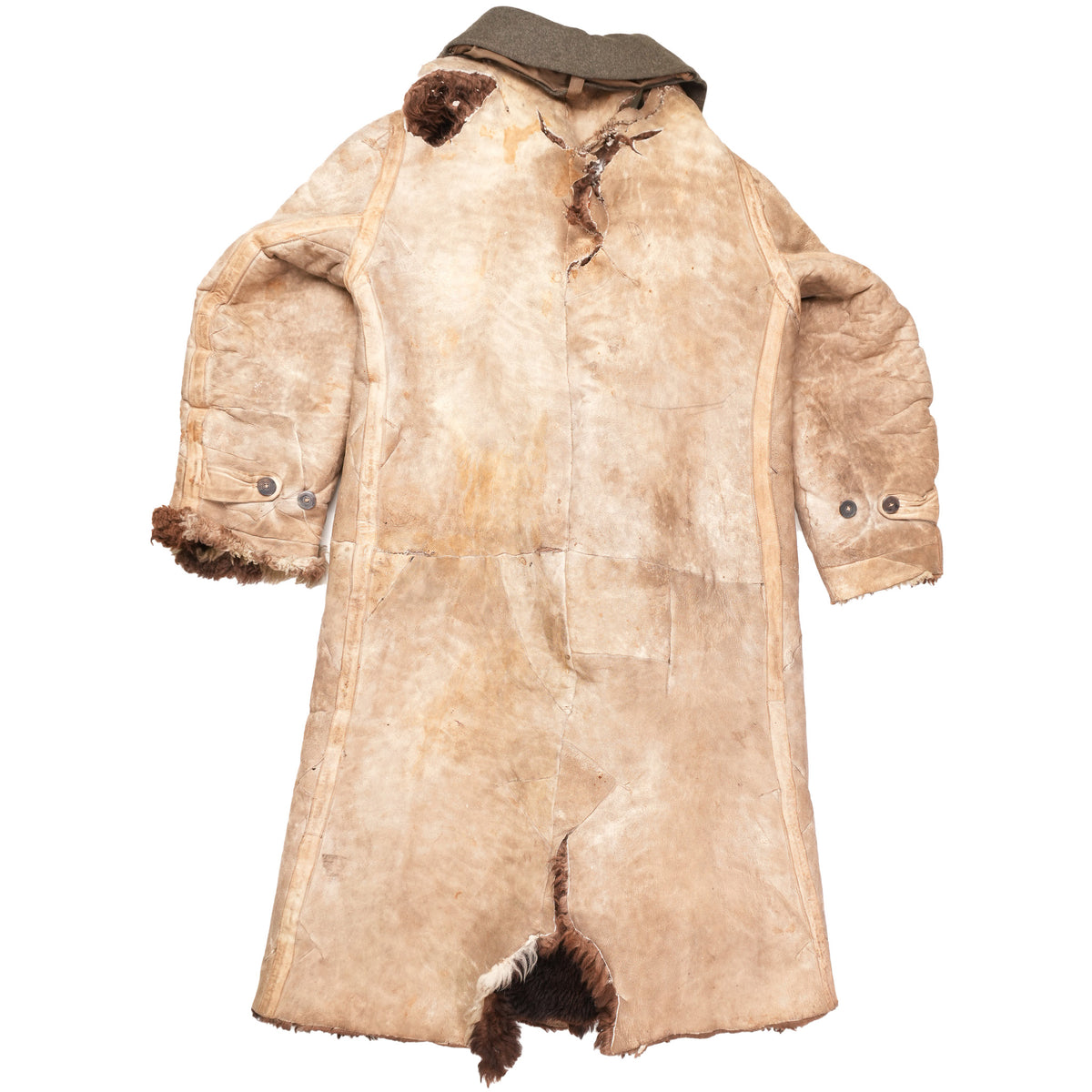 Vintage WW2 German Sheepskin M1942 Pelzmantel