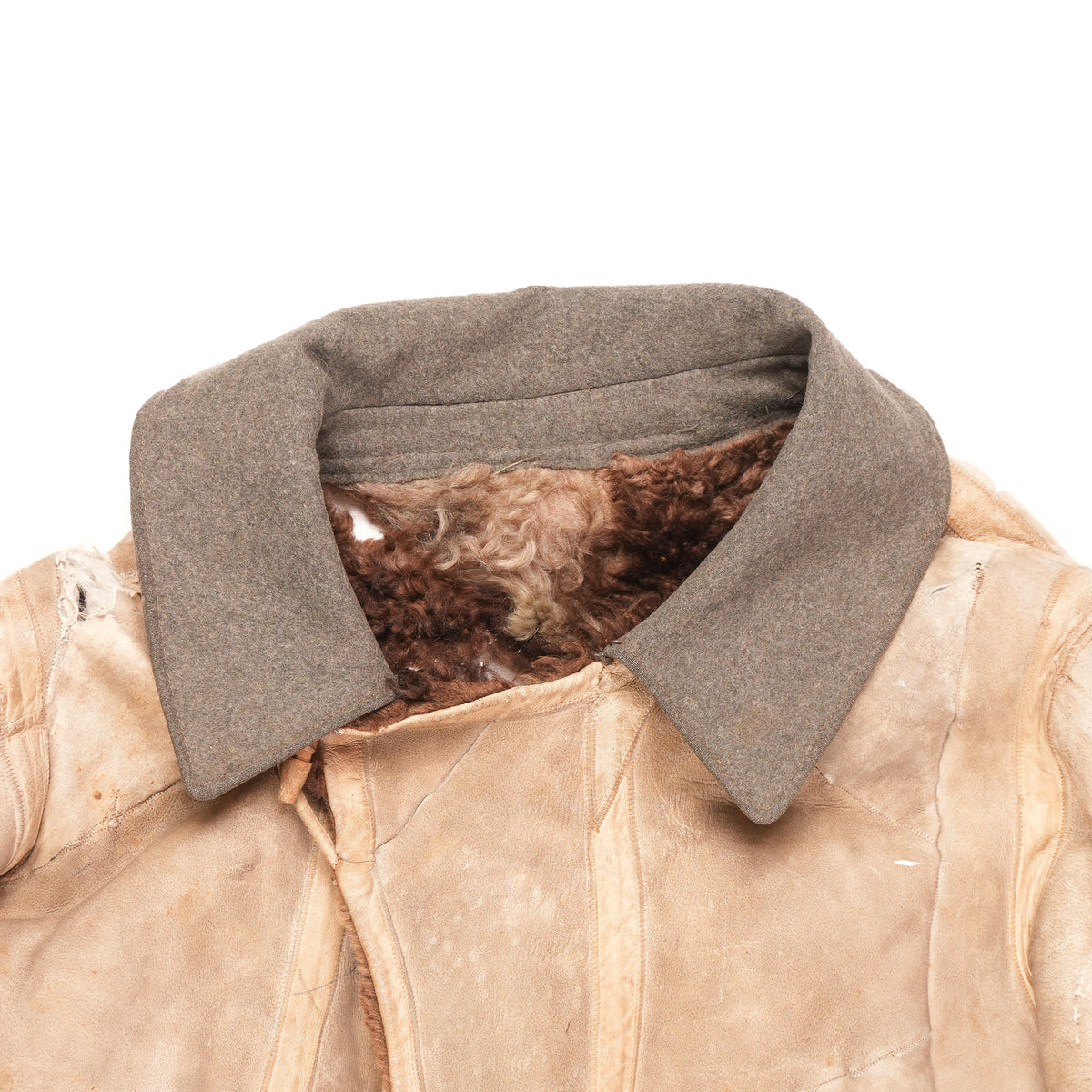 Vintage WW2 German Sheepskin M1942 Pelzmantel