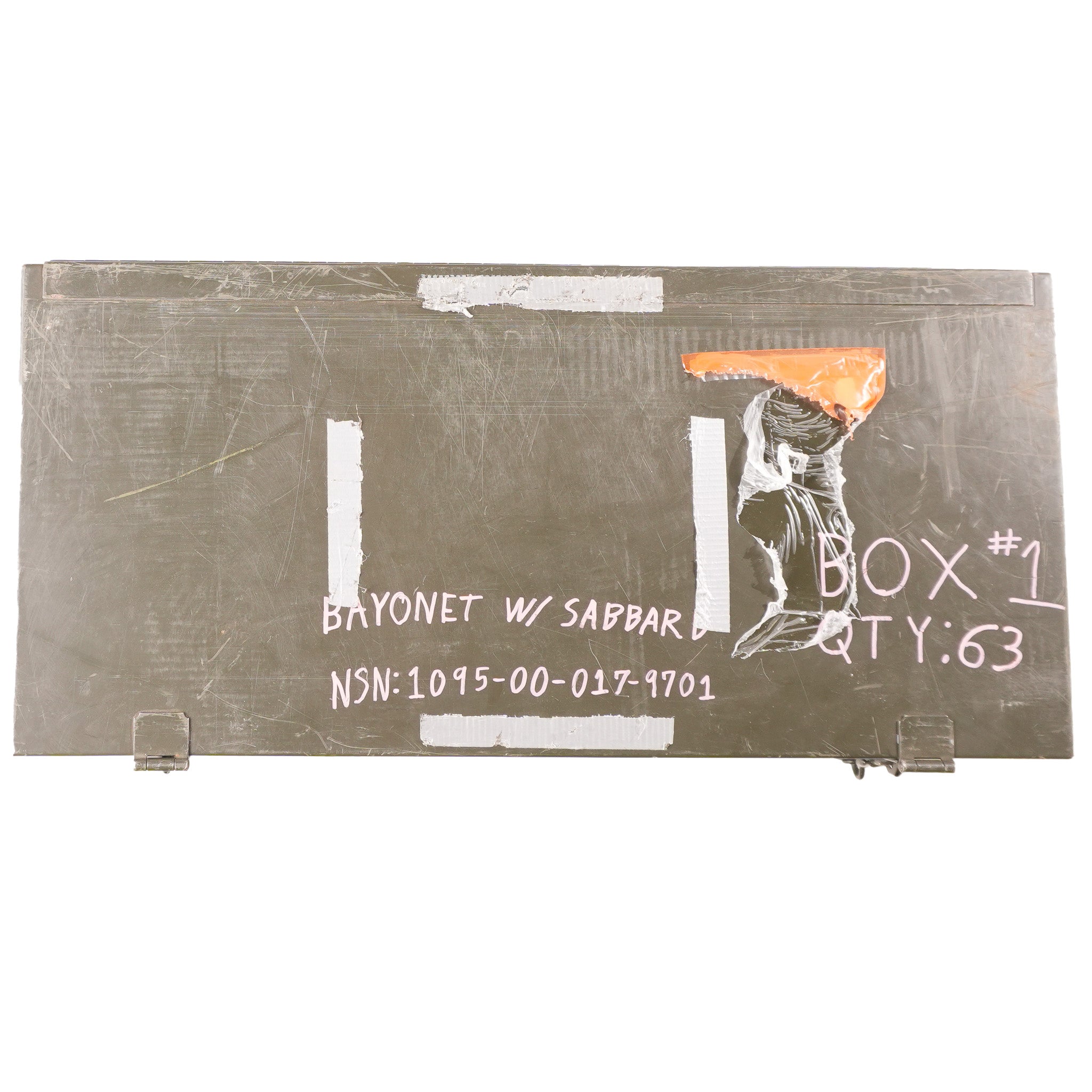 Issued Olive Drab Steel Box