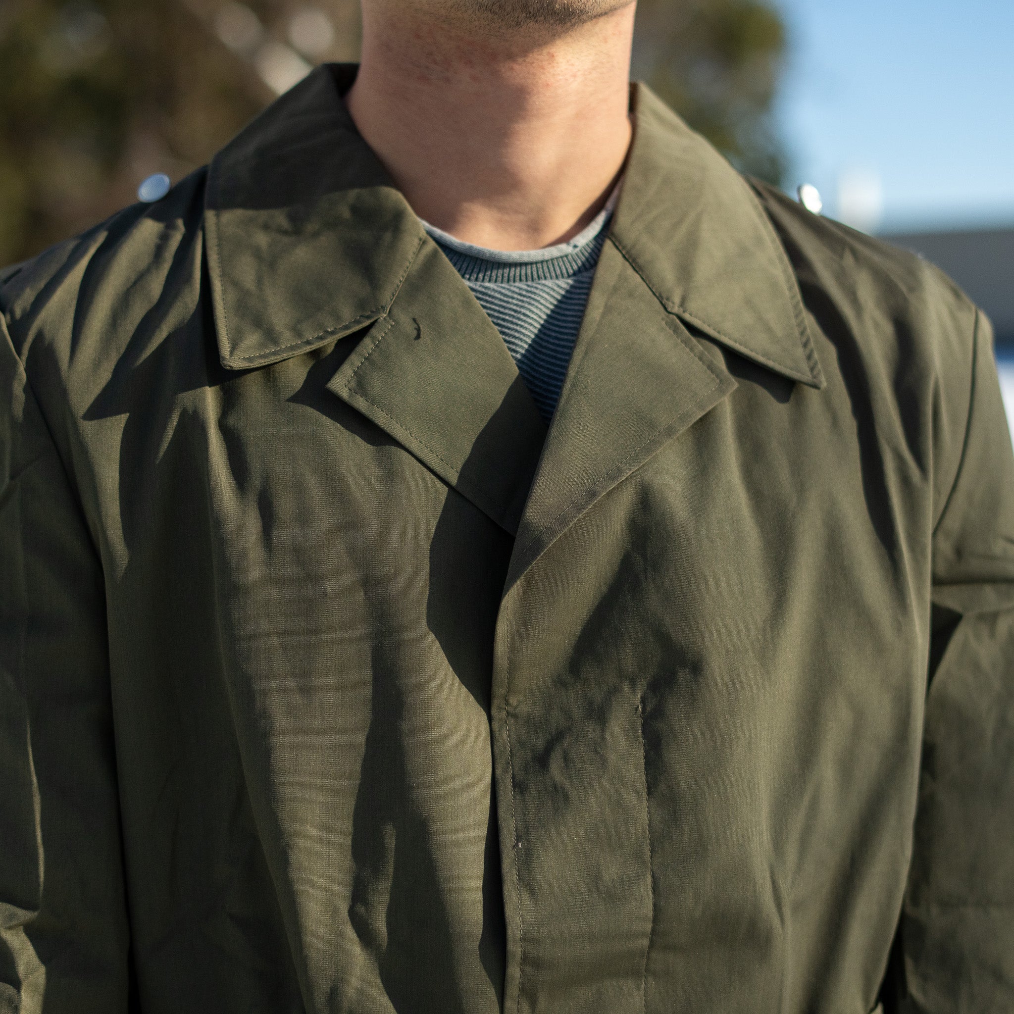 Issued East German Raincoat